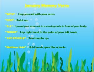 January Memory Verse Motions - Blog