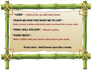 VBS -  Memory Verse Motions 2014 - Blog