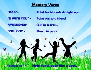August 2014 Memory Verse Motions - Blog